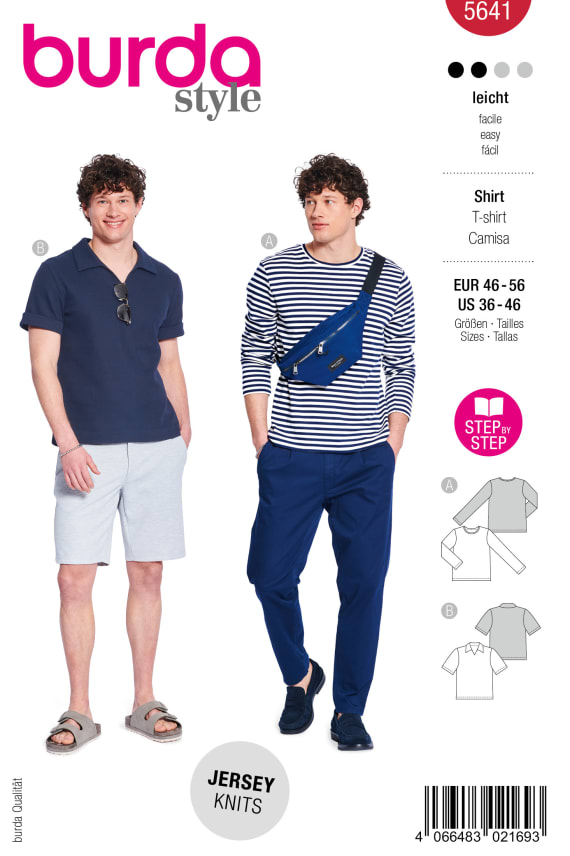 BURDA-5641 C punainen